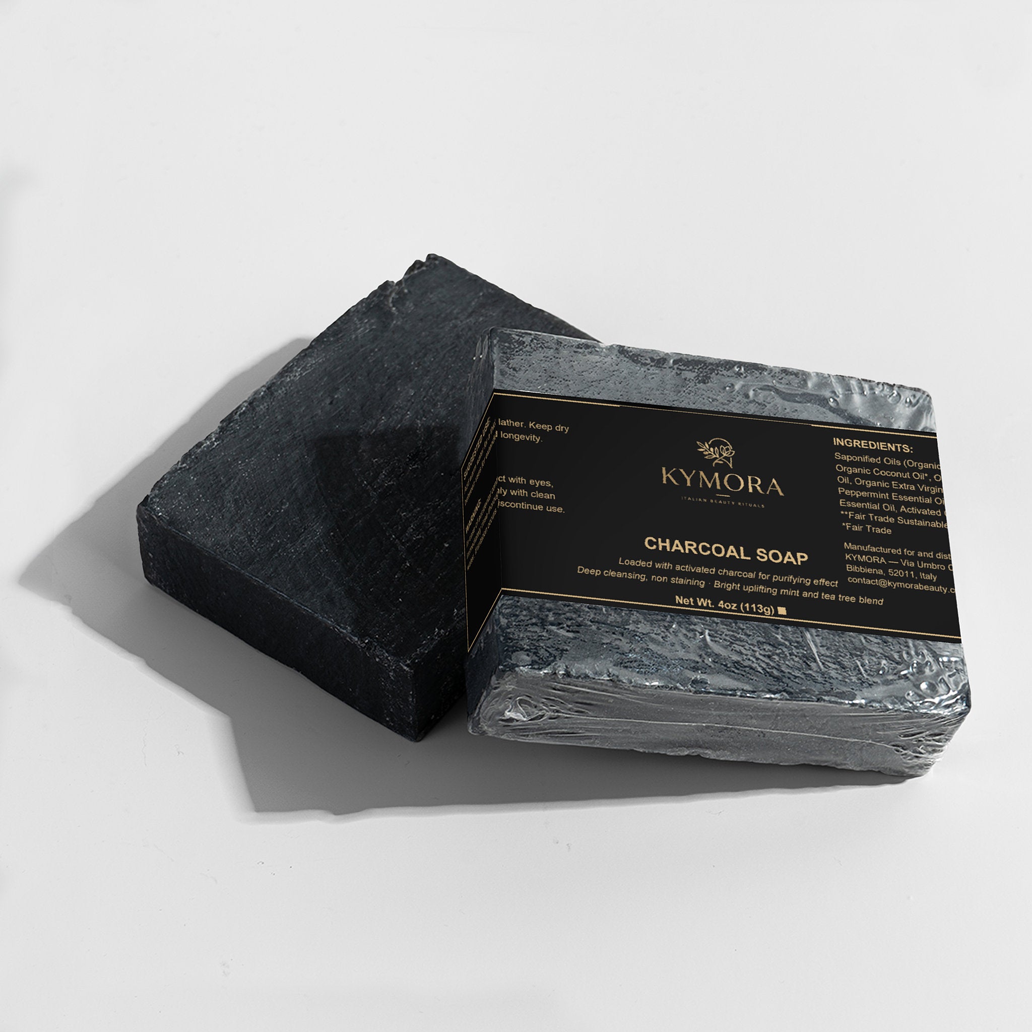 Savon au Charbon Actif – Purifiant Visage & Corps